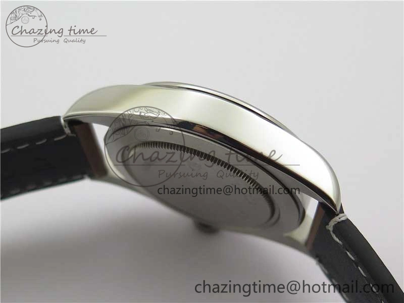 Black Bay 41 SS LF 1:1 Best Edition Blue Dial on Brown Leather Strap A2824