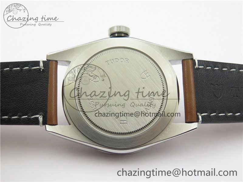 Black Bay 41 SS LF 1:1 Best Edition Blue Dial on Brown Leather Strap A2824