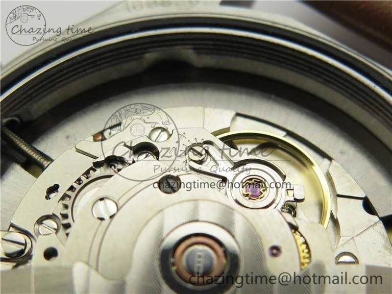 Black Bay 41 SS LF 1:1 Best Edition Blue Dial on Brown Leather Strap A2824