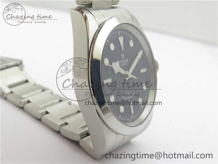 Black Bay 41 SS LF 1:1 Best Edition Blue Dial on SS Bracelet A2824