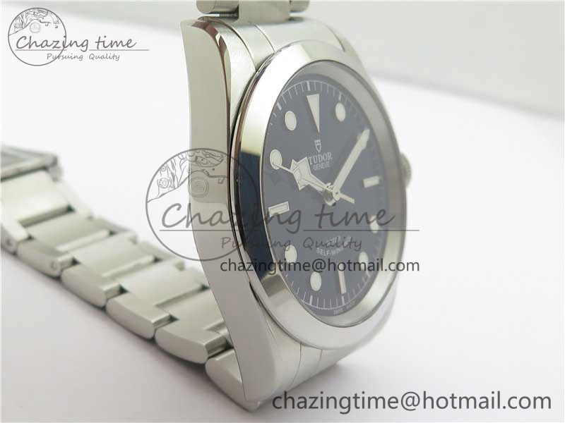 Black Bay 41 SS LF 1:1 Best Edition Blue Dial on SS Bracelet A2824