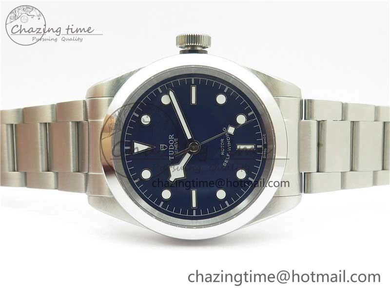 Black Bay 41 SS LF 1:1 Best Edition Blue Dial on SS Bracelet A2824
