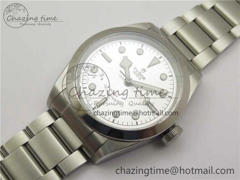 Black Bay 41 SS LF 1:1 Best Edition Silver Dial on SS Bracelet A2824