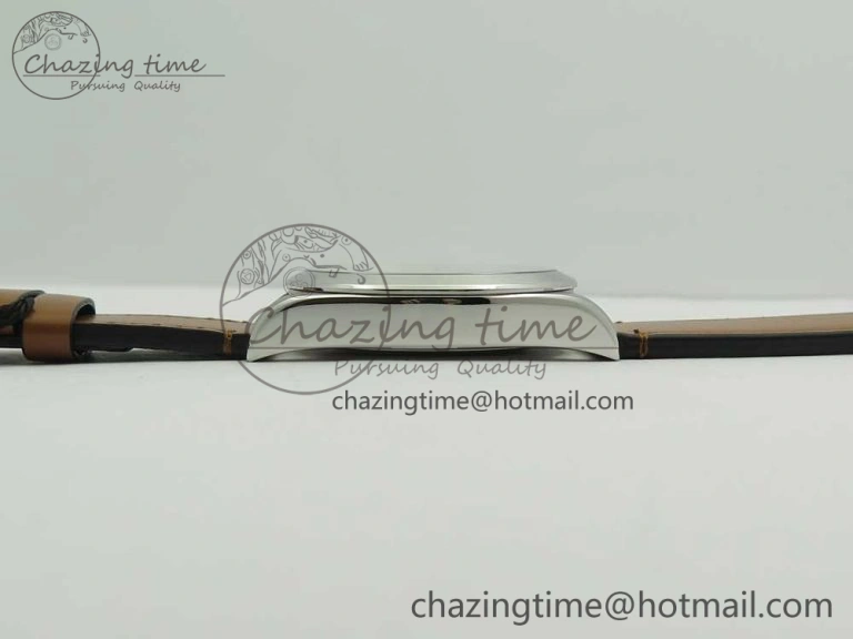 Black Bay 41mm LF 1:1 Best Edition Black Dial on Brown Leather Strap A2824