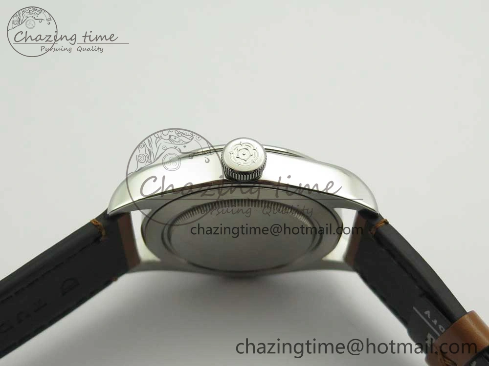 Black Bay 41mm LF 1:1 Best Edition Blue Dial on Brown Leather Strap A2824