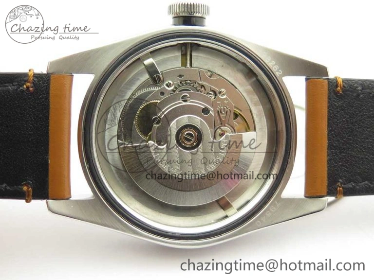 Black Bay 41mm LF 1:1 Best Edition Blue Dial on Brown Leather Strap A2824