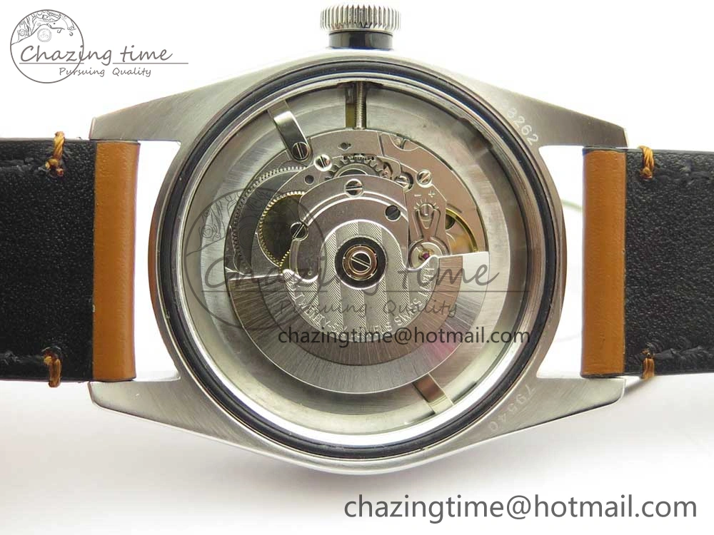 Black Bay 41mm LF 1:1 Best Edition Blue Dial on Brown Leather Strap A2824