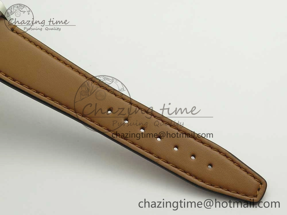 Black Bay 41mm LF 1:1 Best Edition Blue Dial on Brown Leather Strap A2824
