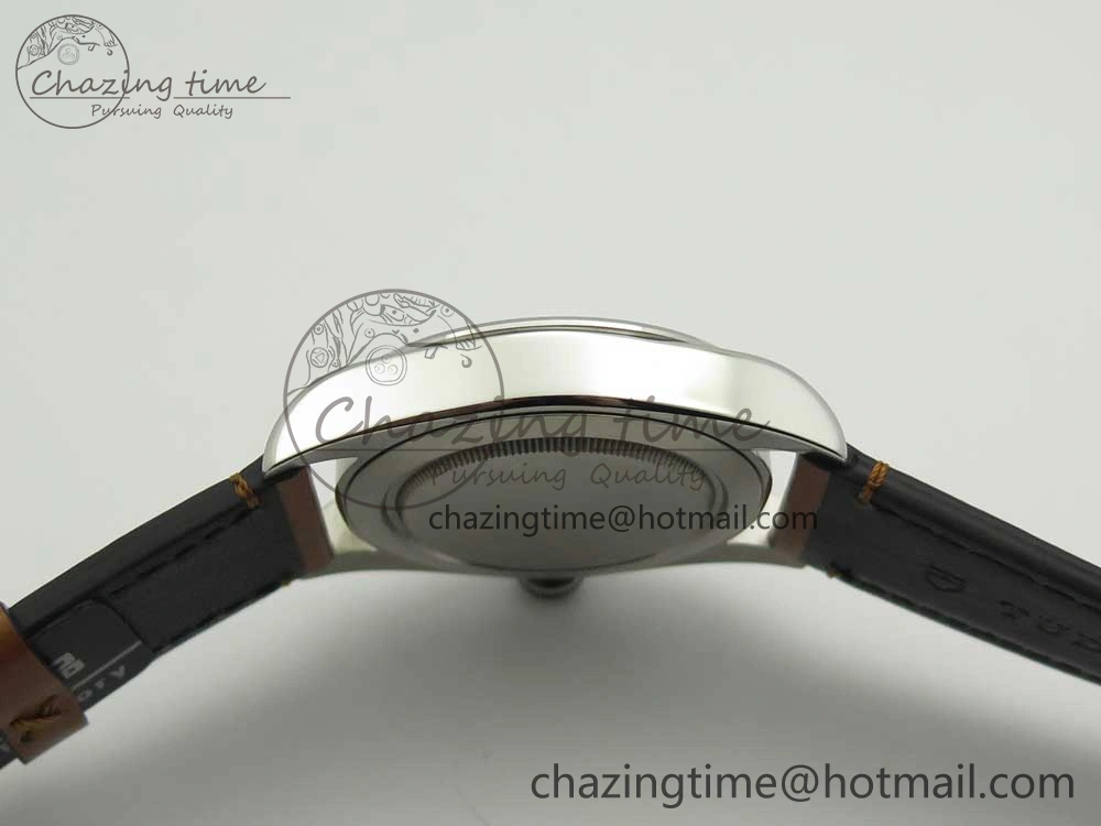 Black Bay 41mm LF 1:1 Best Edition Blue Dial on Brown Leather Strap A2824