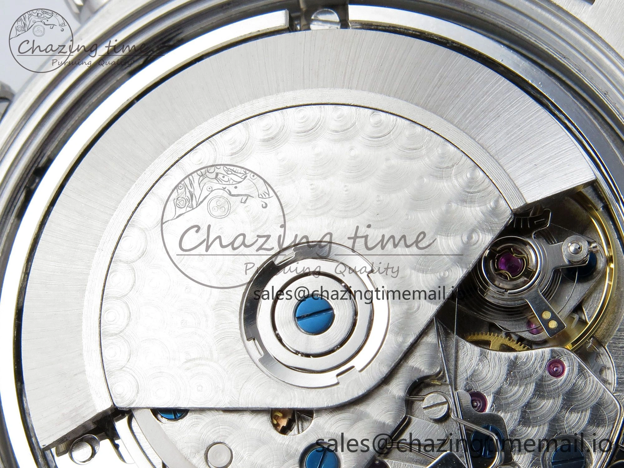 Black Bay Chrono SS BLSF 1:1 Best Edition Blue Dial on SS Bracelet A7750