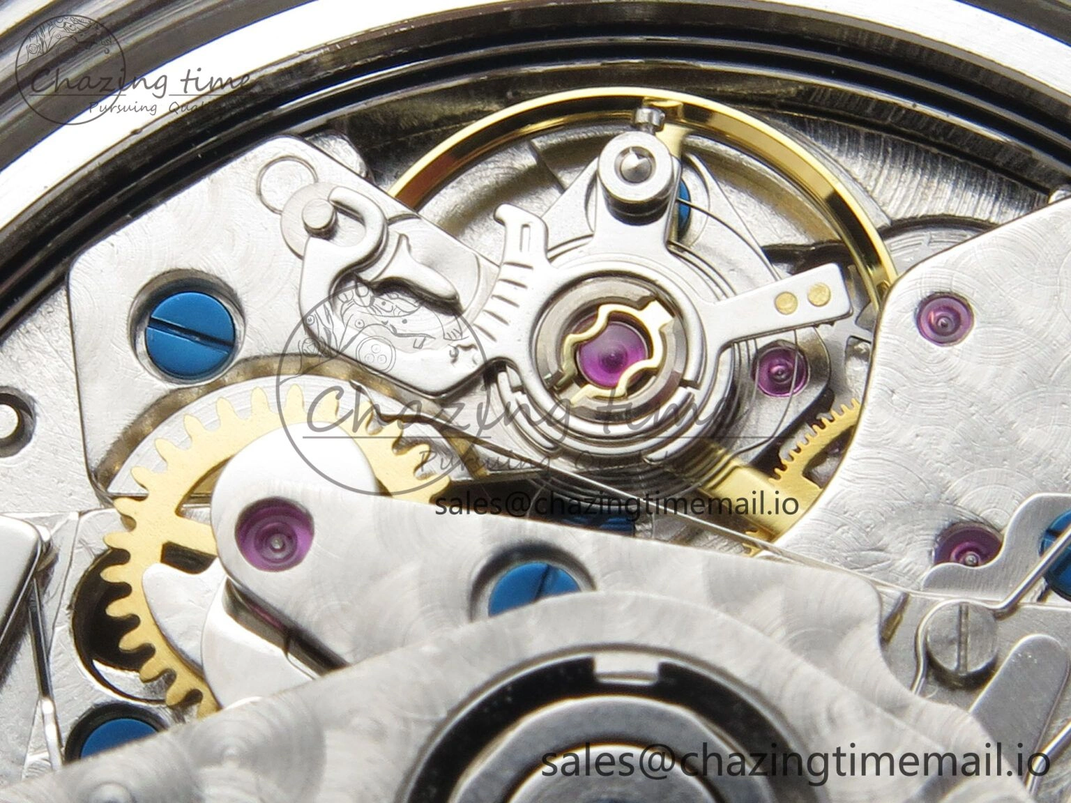 Black Bay Chrono SS BLSF 1:1 Best Edition Blue Dial on SS Bracelet A7750