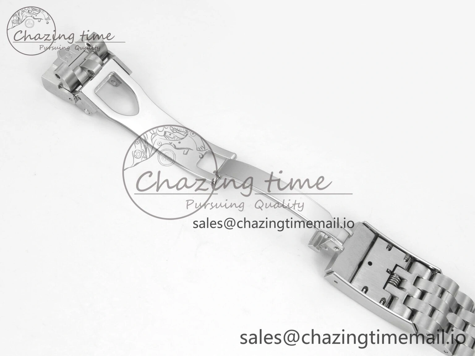 Black Bay Chrono SS BLSF 1:1 Best Edition Pink Dial on SS Bracelet A7750