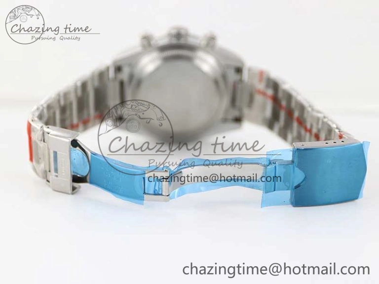 Black Bay Chrono SS TWS 1:1 Best Edition White Dial on SS Bracelet A7750