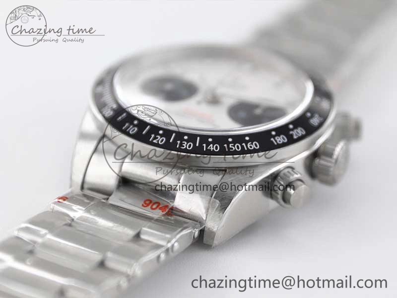Black Bay Chrono SS TWS 1:1 Best Edition White Dial on SS Bracelet A7750
