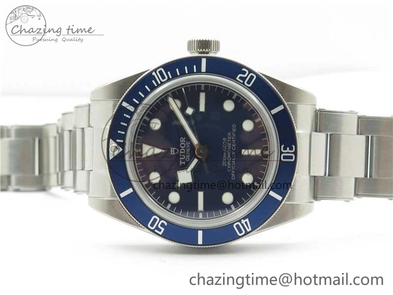 Black Bay Fifty Eight 39mm SS ZF 1:1 Best Edition Blue Dial on SS Bracelet A2824