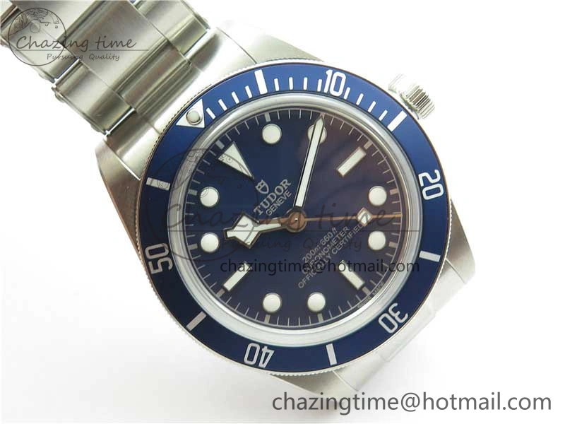Black Bay Fifty Eight 39mm SS ZF 1:1 Best Edition Blue Dial on SS Bracelet A2824