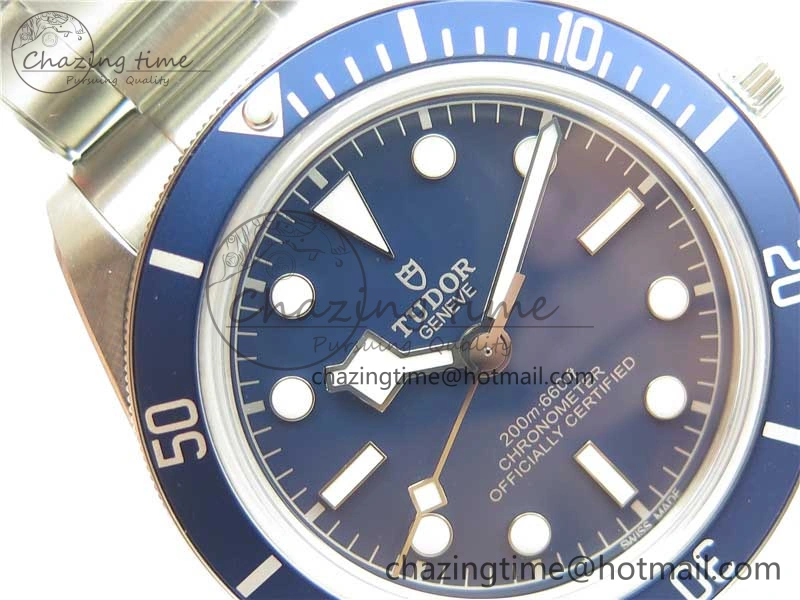 Black Bay Fifty Eight 39mm SS ZF 1:1 Best Edition Blue Dial on SS Bracelet A2824