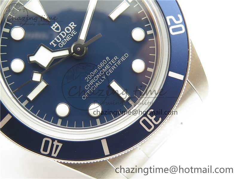 Black Bay Fifty Eight 39mm SS ZF 1:1 Best Edition Blue Dial on SS Bracelet A2824