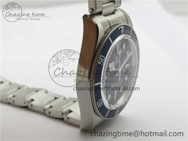 Black Bay Fifty Eight 39mm SS ZF 1:1 Best Edition Blue Dial on SS Bracelet A2824