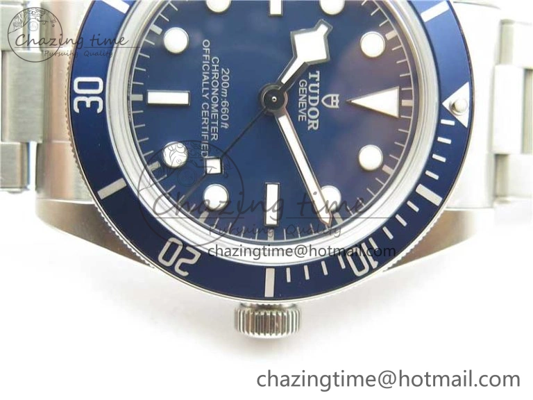 Black Bay Fifty Eight 39mm SS ZF 1:1 Best Edition Blue Dial on SS Bracelet A2824