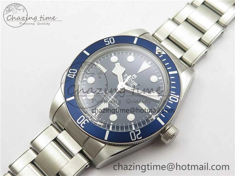 Black Bay Fifty Eight 39mm SS ZF 1:1 Best Edition Blue Dial on SS Bracelet A2824