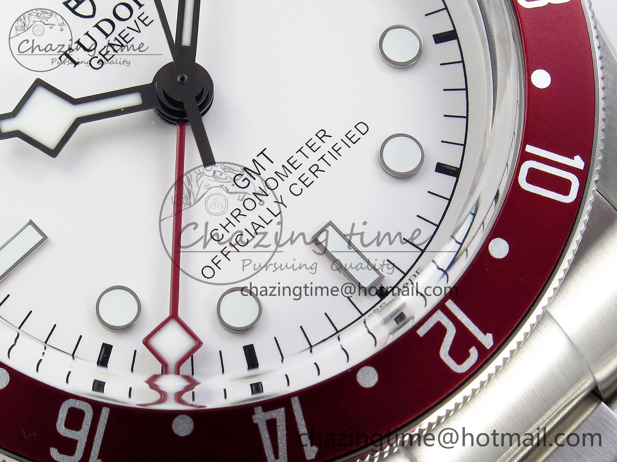 Black Bay GMT Pepsi Blue Red Bezel ZF 1:1 Best Edition White Dial on SS Bracelet A2836