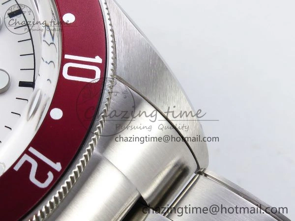 Black Bay GMT Pepsi Blue Red Bezel ZF 1:1 Best Edition White Dial on SS Bracelet A2836