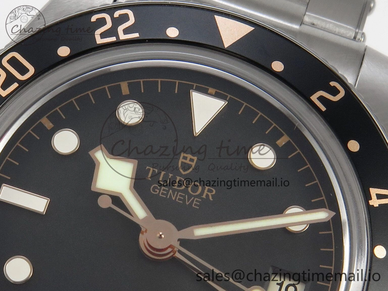 Black Bay GMT Pepsi Blue Red Bezel ZF Best Edition on SS Bracelet A2836