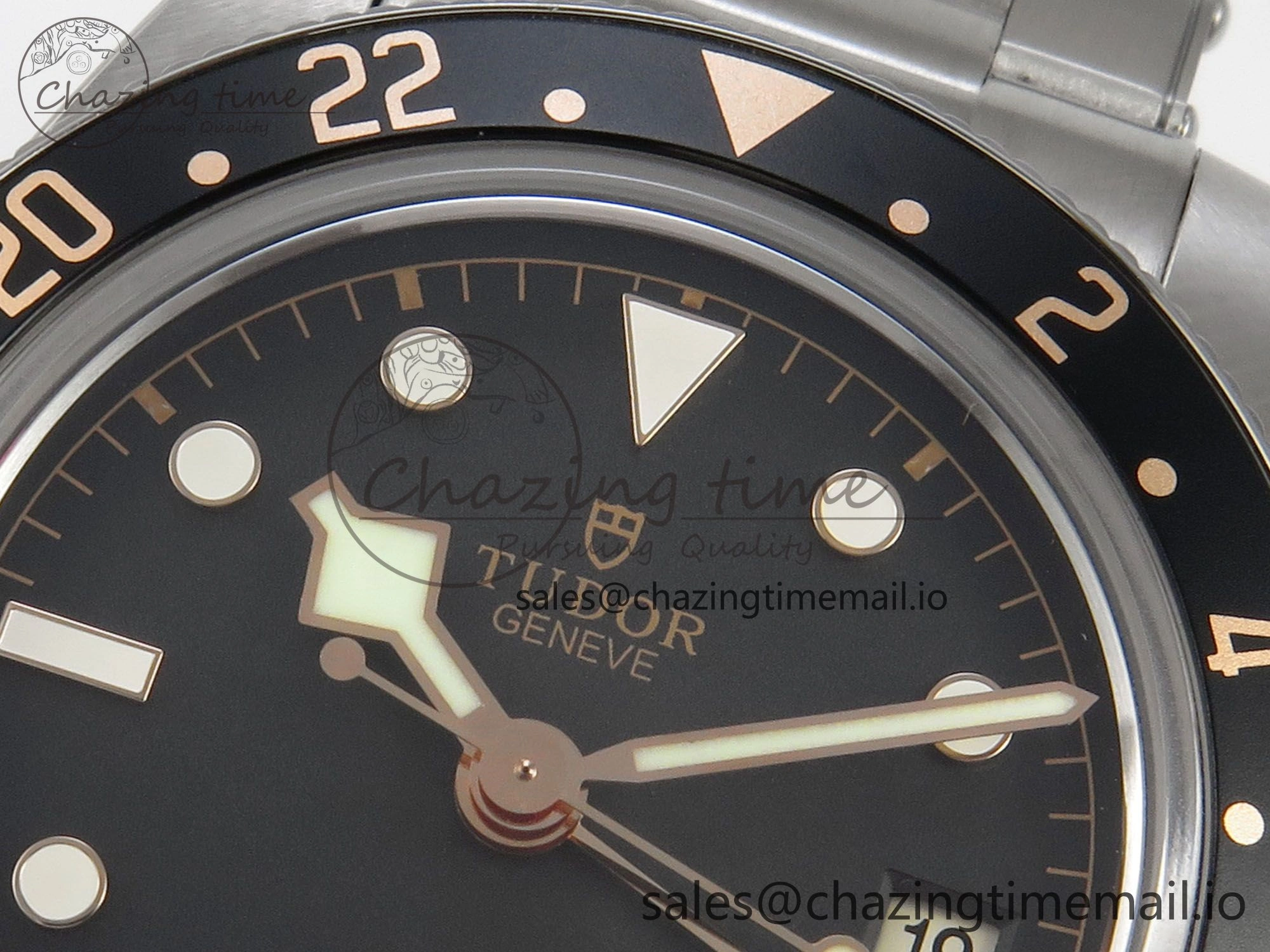Black Bay GMT Pepsi Blue Red Bezel ZF Best Edition on SS Bracelet A2836