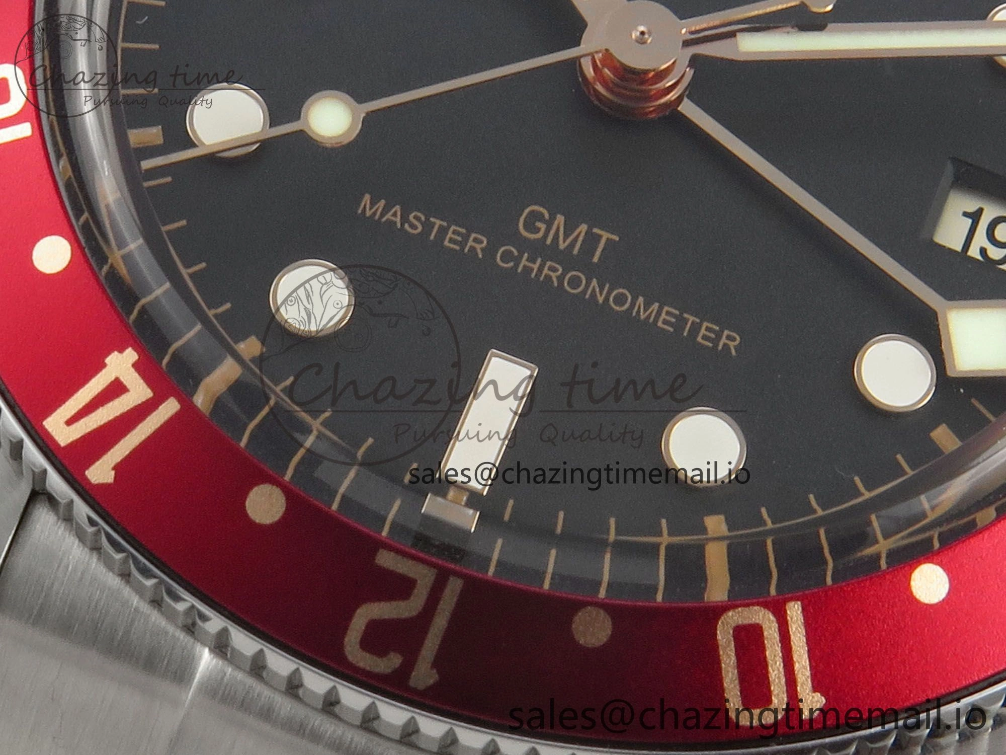 Black Bay GMT Pepsi Blue Red Bezel ZF Best Edition on SS Bracelet A2836