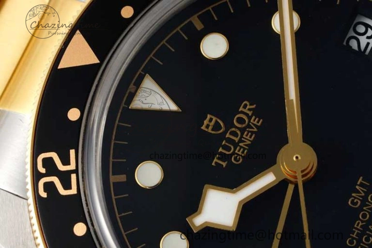 Black Bay GMT S&G Black Brown Bezel ZF 1:1 Best Edition on SS YG Bracelet A2836