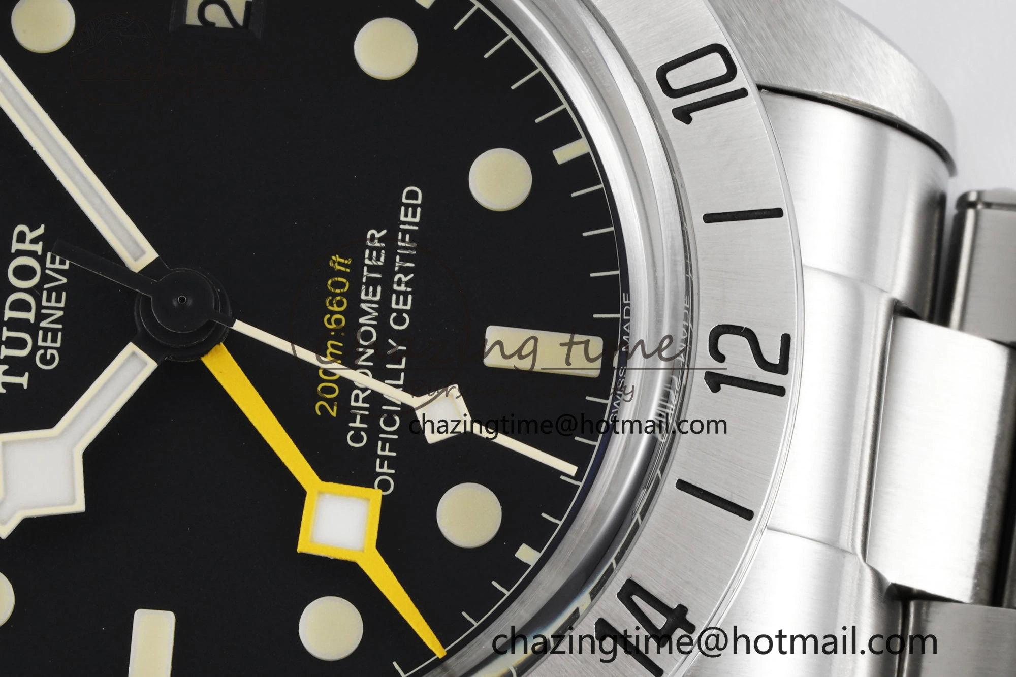 Black Bay GMT SS Bezel ZF 1:1 Best Edition Black Dial on SS Bracelet A2836