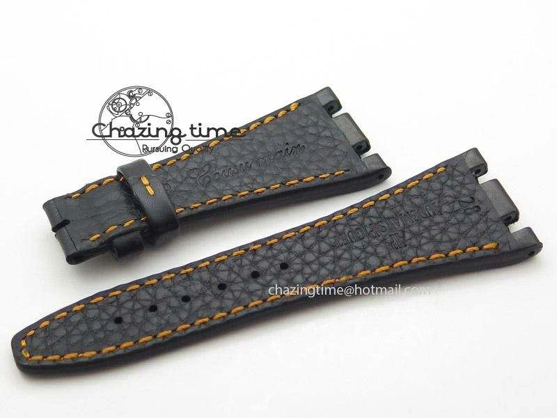 Black Leather Strap For Royal Oak Offshore