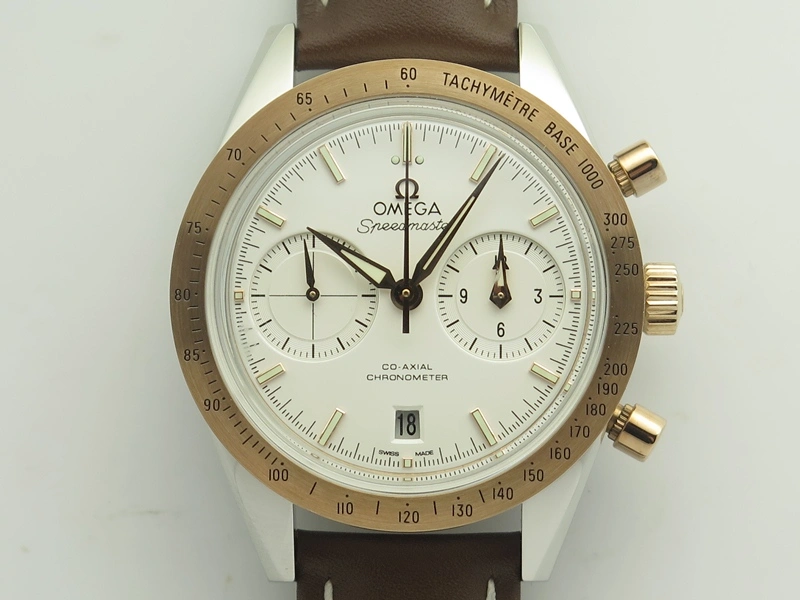 Black Shield DLC ZF Best Edition on Brown Leather Strap A7753