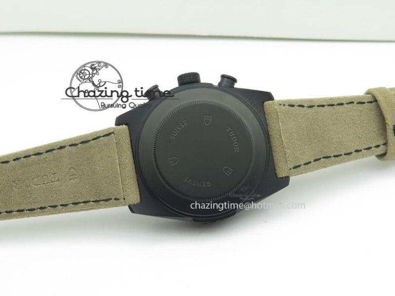 Black Shield DLC ZF Best Edition on Brown Leather Strap A7753