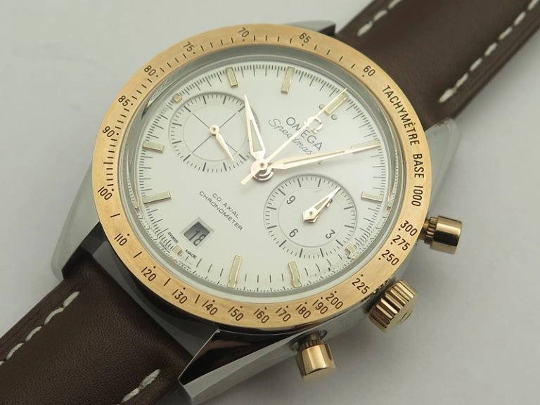 Black Shield DLC ZF Best Edition on Brown Leather Strap A7753