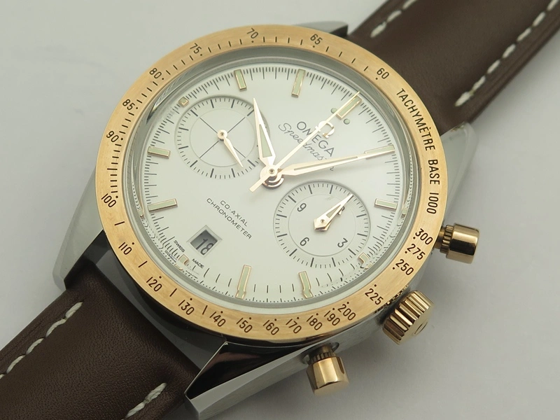 Black Shield DLC ZF Best Edition on Brown Leather Strap A7753