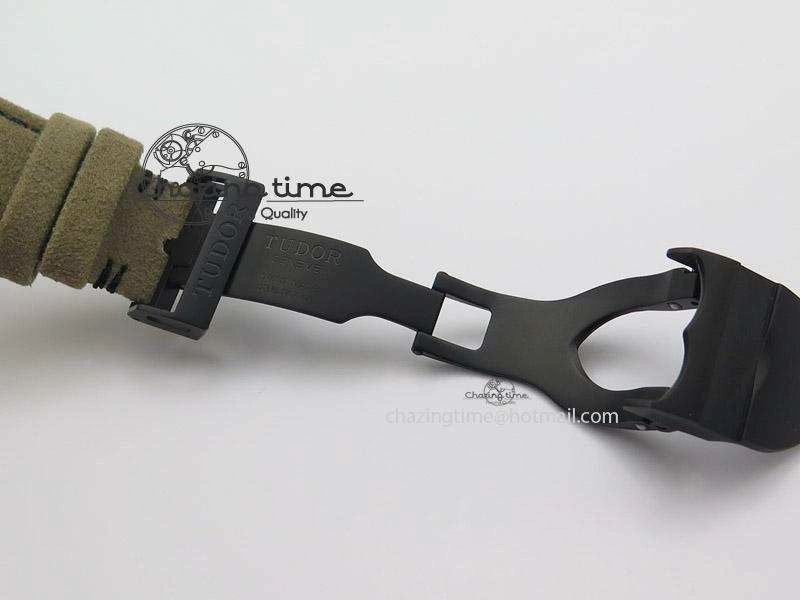 Black Shield DLC ZF Best Edition on Brown Leather Strap A7753
