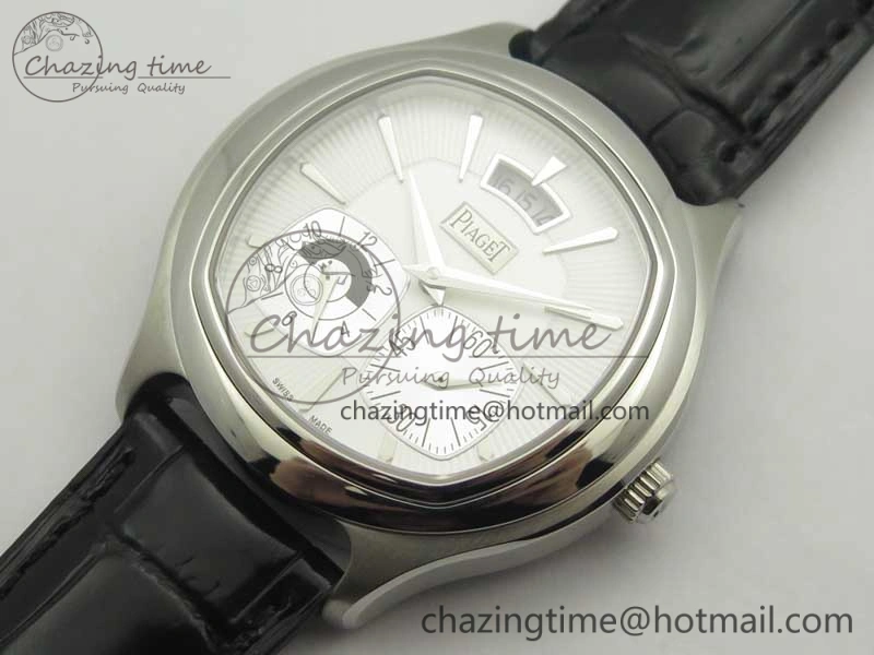 Black-Tie SS TWF Best Edition White Dial on Black Leather Strap Cal.850P