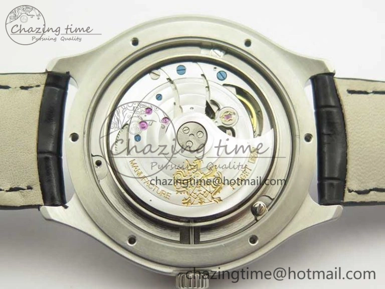 Black-Tie SS TWF Best Edition White Dial on Black Leather Strap Cal.850P