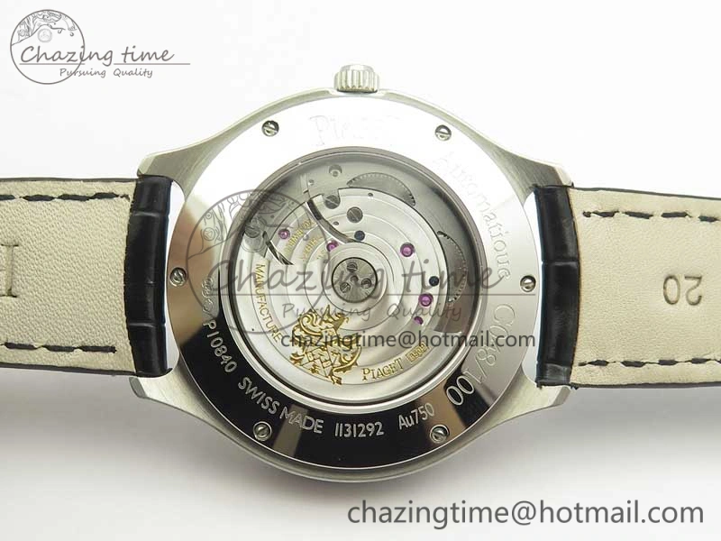 Black-Tie SS TWF Best Edition White Dial on Black Leather Strap Cal.850P