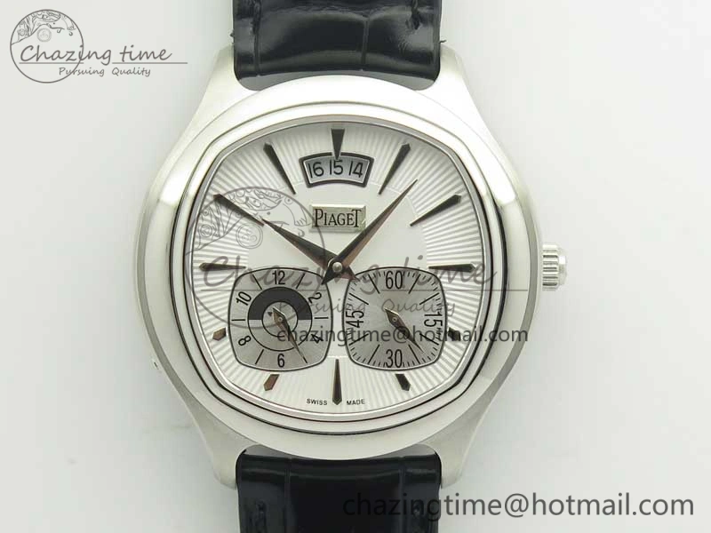 Black-Tie SS TWF Best Edition White Dial on Black Leather Strap Cal.850P