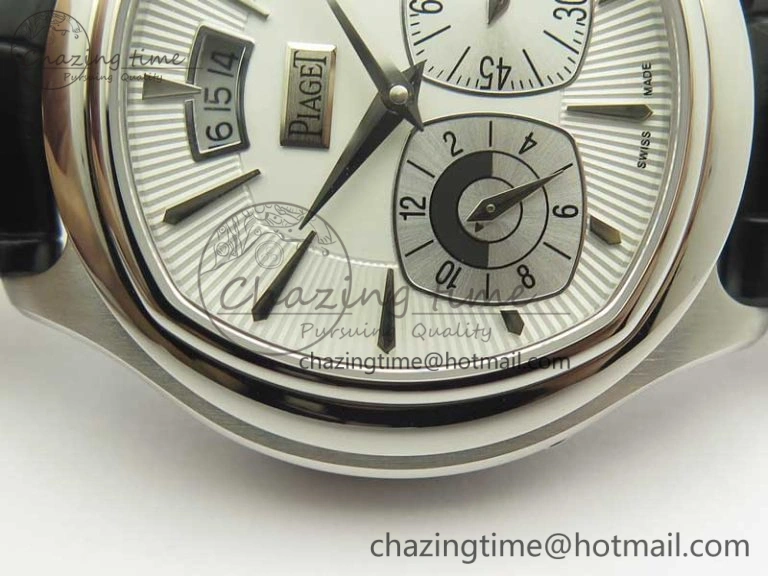 Black-Tie SS TWF Best Edition White Dial on Black Leather Strap Cal.850P