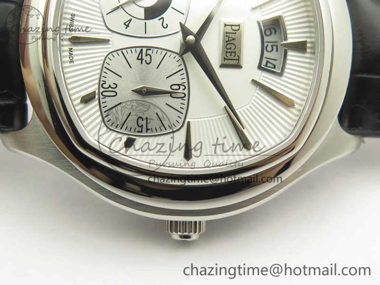 Black-Tie SS TWF Best Edition White Dial on Black Leather Strap Cal.850P