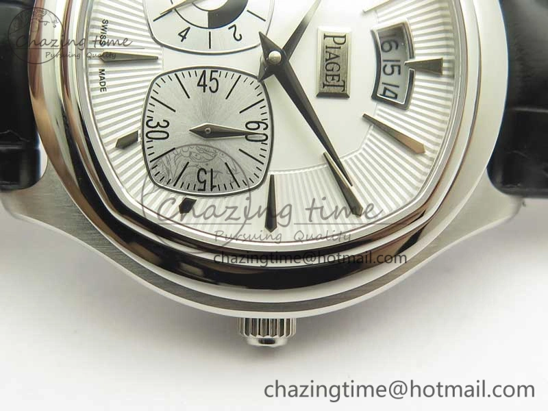 Black-Tie SS TWF Best Edition White Dial on Black Leather Strap Cal.850P