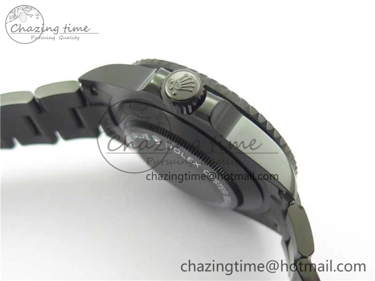Blaken  Sea-Dweller 2017 Baselworld 126600 DLC ROF Best Edition Black Dial on DLC Bracelet A2836