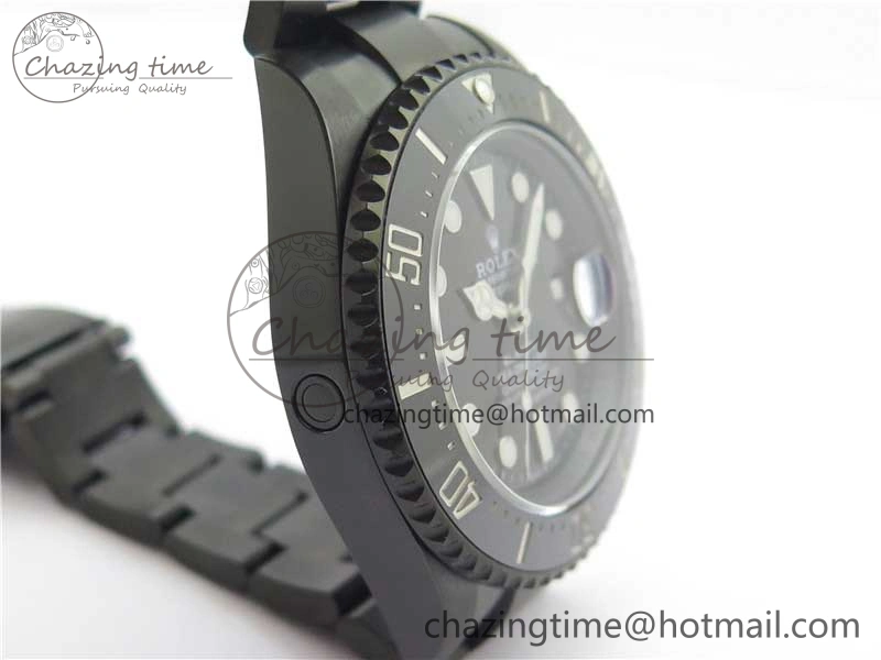 Blaken  Sea-Dweller 2017 Baselworld 126600 DLC ROF Best Edition Black Dial on DLC Bracelet A2836