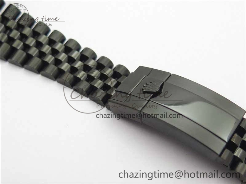 Blaken GMT Master II Black Blue Ceramic DLC GSF Best Edition Black Dial on Jubilee Bracelet A3186