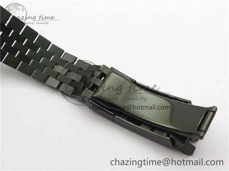 Blaken GMT Master II Black Blue Ceramic DLC GSF Best Edition Black Dial on Jubilee Bracelet A3186