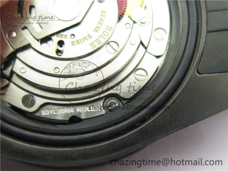 Blaken GMT Master II Red Blue Ceramic DLC GSF Best Edition Black Dial on Jubilee Bracelet A3186